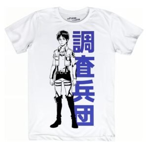 Playera Máscara De Látex Eren Jaeger Hombre