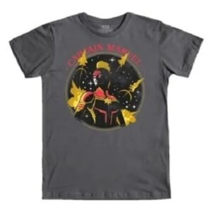 Playera Máscara De Látex Carol Danvers Hombre