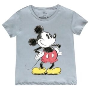Playera Mascara De Látex Mickey Pencils Mujer