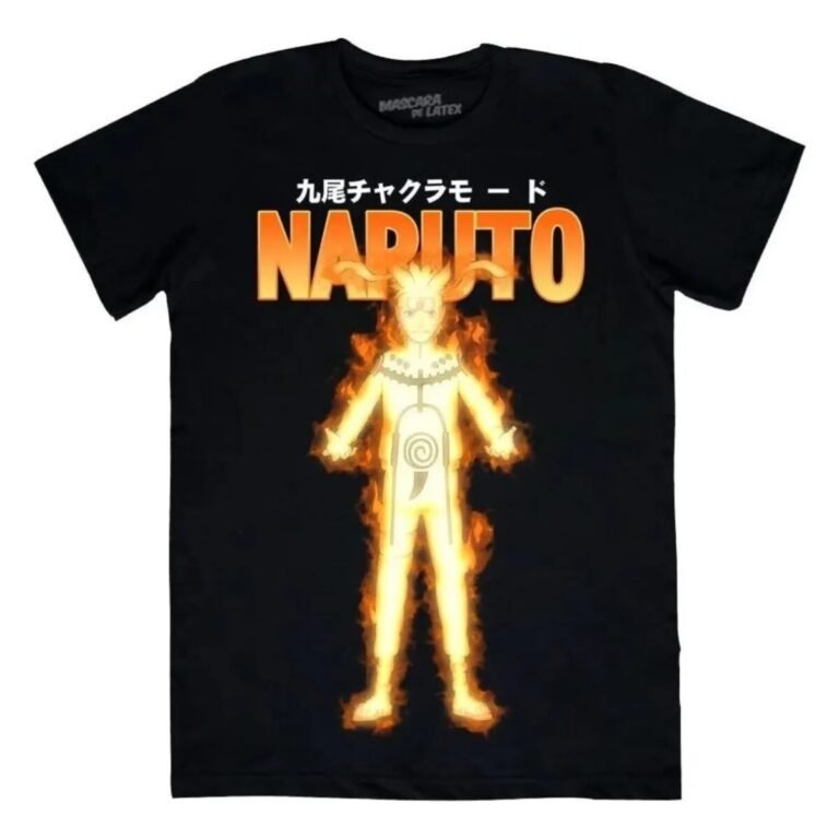 Playera Mascara De Látex Chakra Del Nueve Colas Hombre