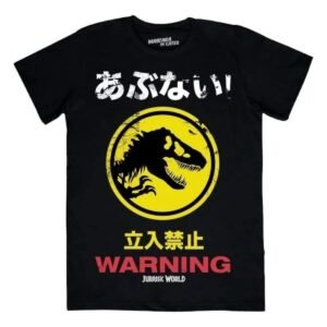 Playera Mascara De Látex Warning! Hombre