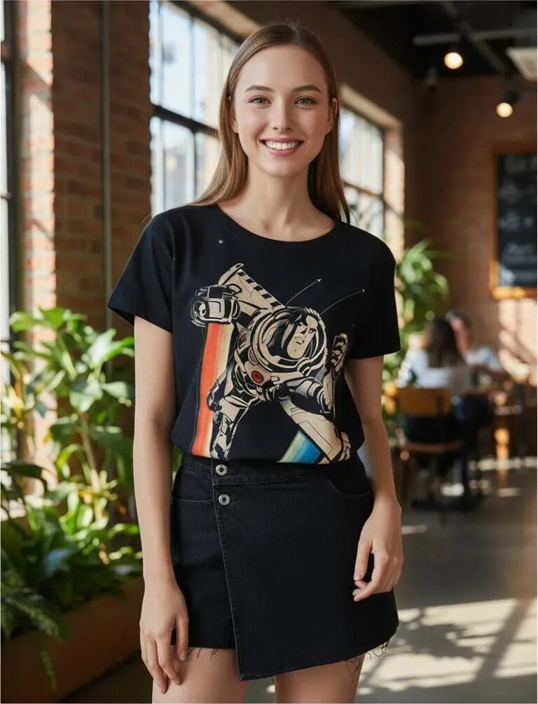 Playera Máscara De Látex Al Inifinito Y Más Allá Mujer