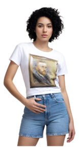 Playera Máscara De Látex Autorretrato Mlvg Mujer