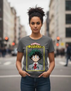 Playera Máscara De Látex Deku Mujer