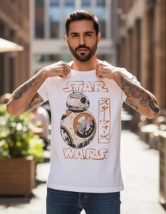 Playera Máscara De Látex Bb-8 Hombre