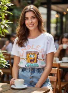 Playera Máscara De Látex Endless Summer Mujer