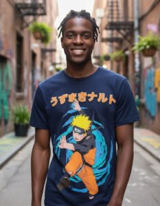 Playera Máscara De Látex Ninja De Konoha Hombre