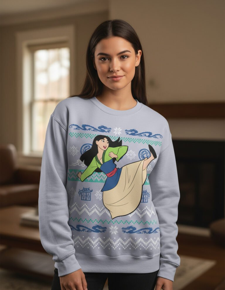 Pullover Máscara De Látex Mulán Ugly Mujer