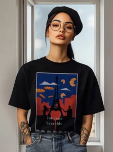 Playera Máscara De Látex Johanne Sacreblu Mujer