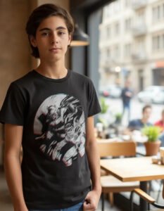 Playera Máscara De Látex Dynamic Duo Niño