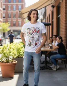 Playera Máscara De Látex Choose Your Weapon Hombre/mujer