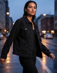 Denim Jacket Máscara De Látex Furia Mujer