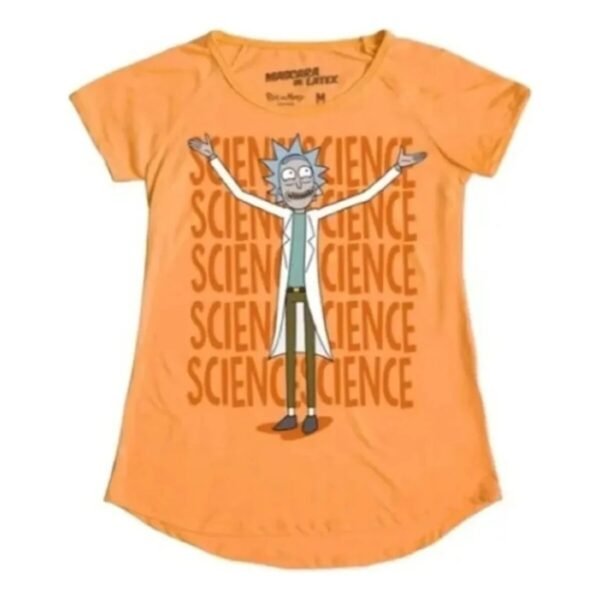 Playera Mascara De Latex Focus On Science Mujer