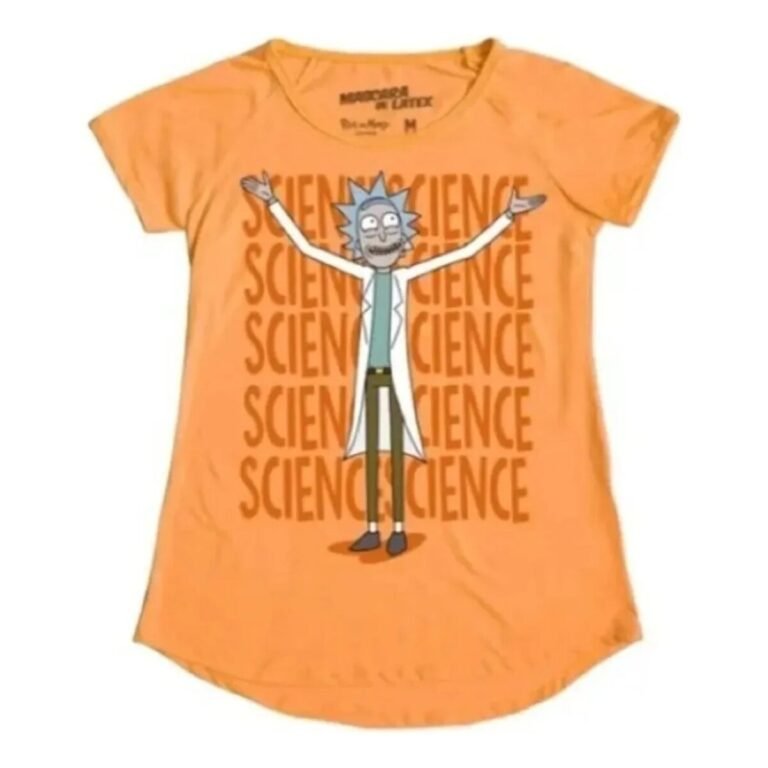 Playera Mascara De Latex Focus On Science Mujer