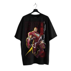 Playera Máscara De Látex Tony Stark Hombre