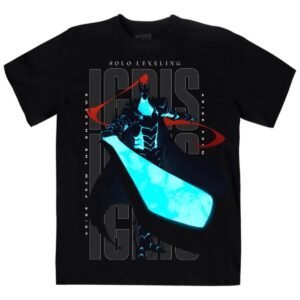 Playera Máscara De Látex Master Swordsman Leveling Hombre