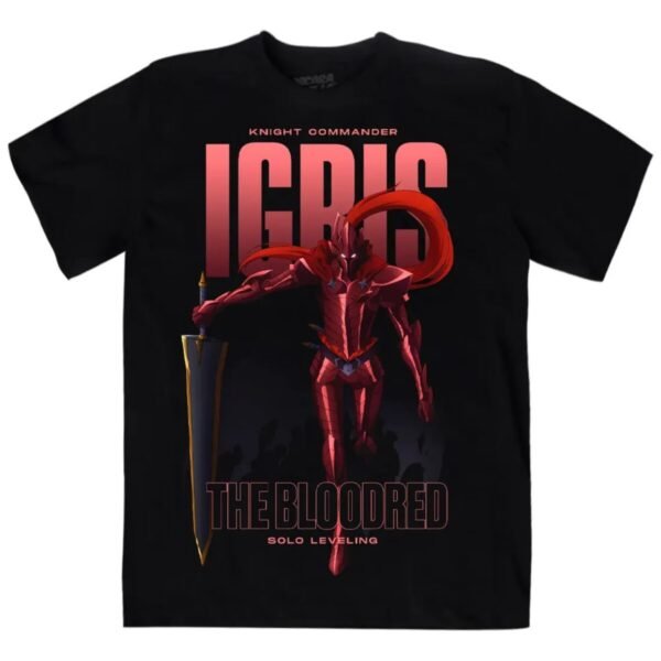 Playera Máscara De Látex Igris Solo Leveling Hombre