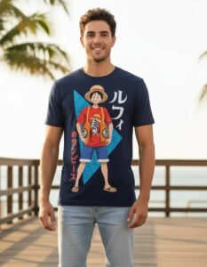 Playera Máscara De Látex Sombrero De Paja Hombre