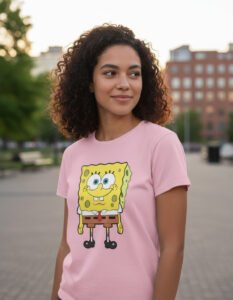 Playera Máscara De Látex Bob Mujer