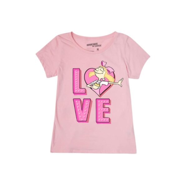 Playera Máscara De Látex Nickelodeon Helga Mujer Playera Máscara De Látex Nickelodeon Helga Mujer