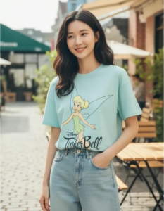 Playera Máscara De Látex Disney Tinker Bell Mujer