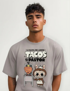 Playera Máscara De Látex A Falta De Amor Hombre