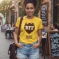 Playera Máscara De Látex Disney Beasts Friends Forever Mujer