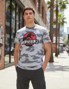 Playera Máscara De Látex The Fallen Kingdom Hombre