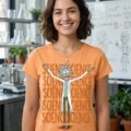 Playera Mascara De Latex Focus On Science Mujer