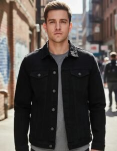 Jacket Máscara De Látex Bttf Denim Jacket Hombre