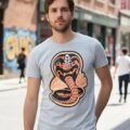 Playera Mascara De Látex King Cobra Hombre