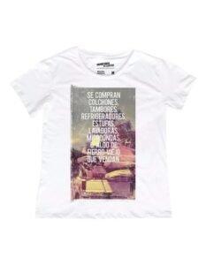 Playera Mascara De Látex Fierro Viejo Aniversario Mujer