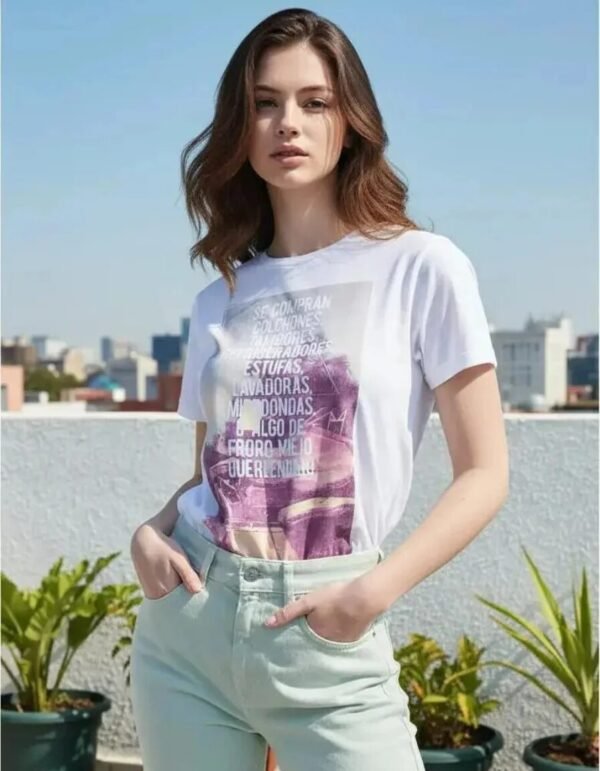 Playera Mascara De Látex Fierro Viejo Aniversario Mujer