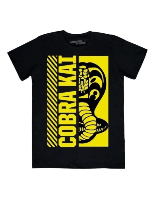 Playera Mascara De Látex Beware The Cobra Hombre