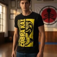Playera Mascara De Látex Beware The Cobra Hombre