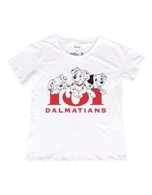 Playera Mascara De Látex 101 Dalmatians Mujer Playera Mascara De Látex 101 Dalmatians Mujer