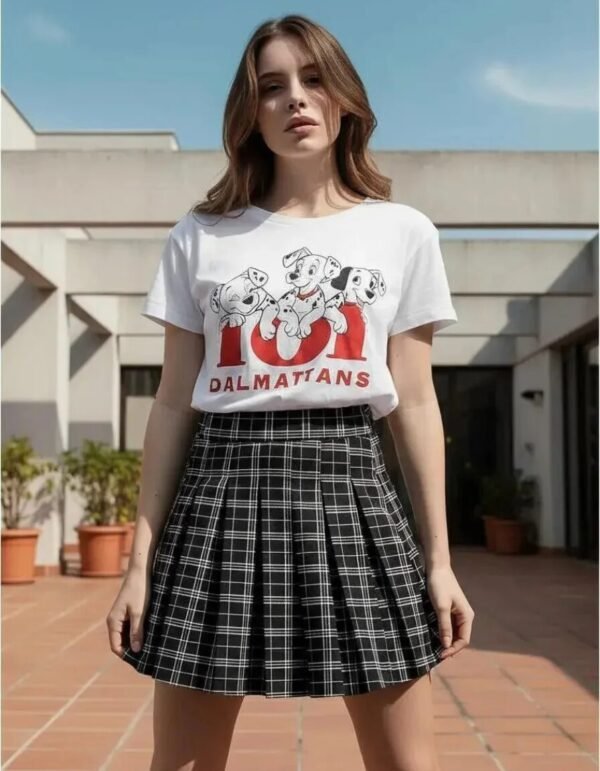 Playera Mascara De Látex 101 Dalmatians Mujer Playera Mascara De Látex 101 Dalmatians Mujer
