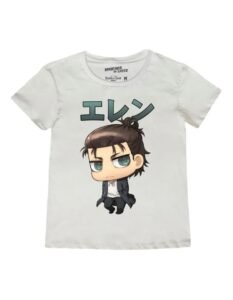 Playera Máscara De Látex Eren Chibi Mujer