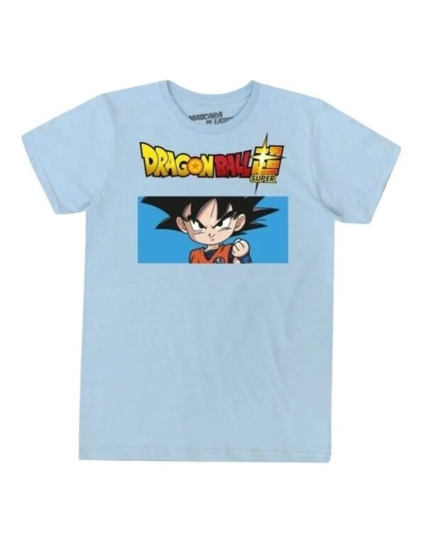 Playera Mascara De Látex Gokú Chibi Hombre