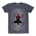 Playera Mascara De Látex Superior Spider-man Niño