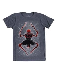 Playera Mascara De Látex Superior Spider-man Niño