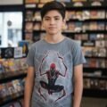 Playera Mascara De Látex Superior Spider-man Niño