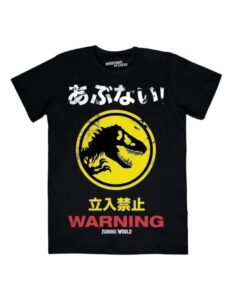 Playera Mascara De Látex Warning! Hombre