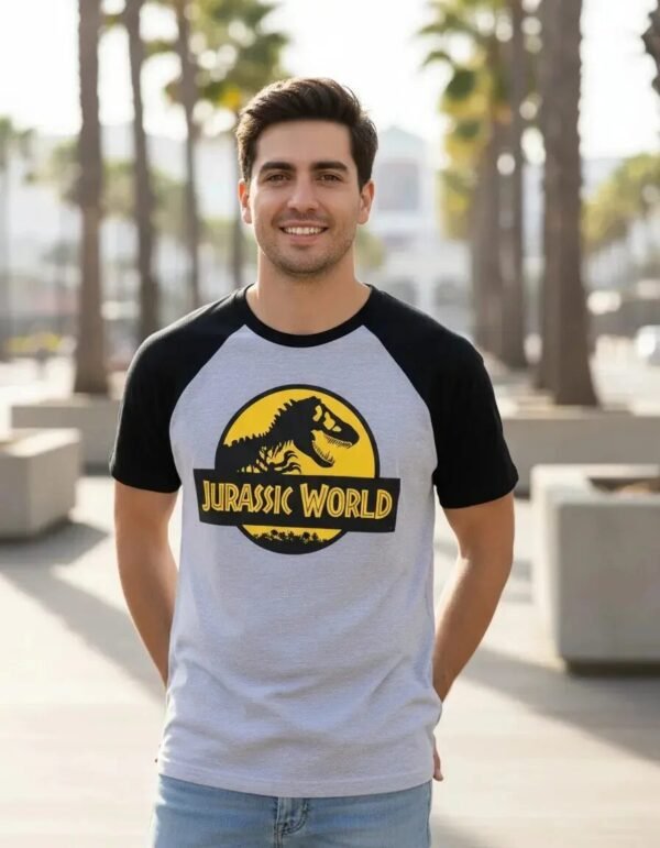 Playera Mascara De Látex Jurassic World Hombre Playera Mascara De Látex Jurassic World Hombre
