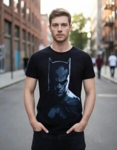 Playera Mascara De Látex Shadow Of The Bat Hombre