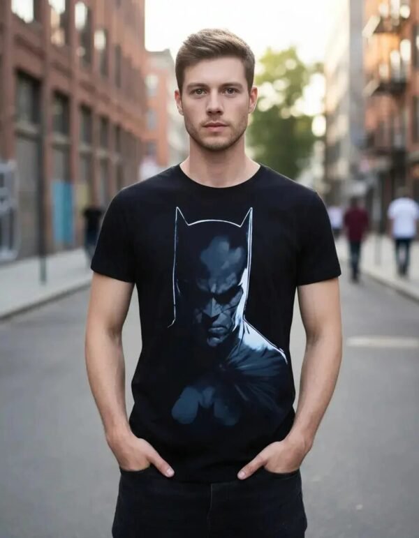 Playera Mascara De Látex Shadow Of The Bat Hombre