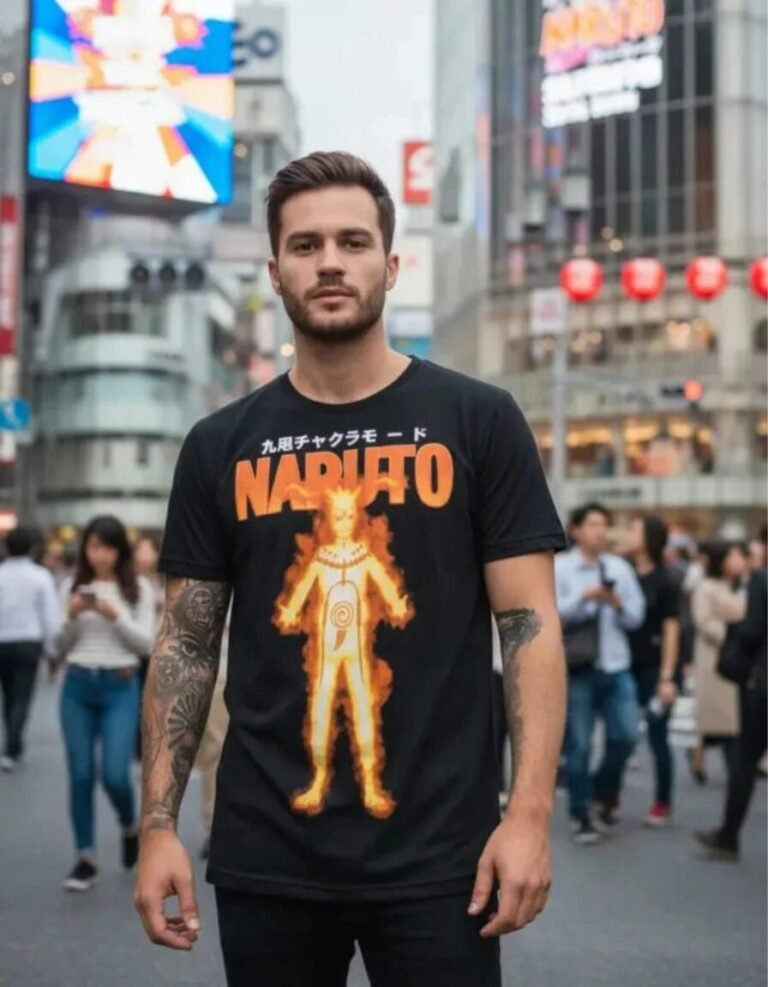 Playera Mascara De Látex Chakra Del Nueve Colas Hombre
