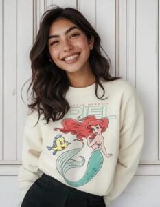 Pullover Máscara De Látex Disney The Little Mermaid Mujer