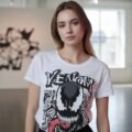 Playera Máscara De Látex Classic Venom Mujer