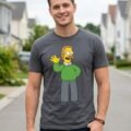 Playera Máscara De Látex Ned Flanders Hombre